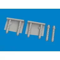   Eduard Accessory F4F-4 gun barrels PRINT ACADEMY 1:48 (6481092)
