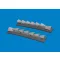 Eduard Accessory P-40 cold weather exhaust stacks fishtail PRINT EDUARD 1:48 (6481098)