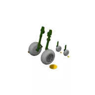   Eduard Accessory P-40N wheels block tread EDUARD 1:48 (6481136)