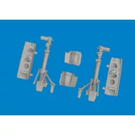   Eduard Accessory P-40N undercarriage legs PRINT 1/48 for Eduard Accessory 1:48 (6481142)