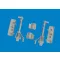 Eduard Accessory P-40N undercarriage legs PRINT 1/48 for Eduard Accessory 1:48 (6481142)