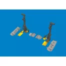 Eduard Accessory P-40N undercarriage legs PRINT 1/48 for Eduard Accessory 1:48 (6481142)