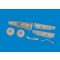 Eduard P-40N tail wheel bay PRINT 1/48 for Eduard 1:48 (6481143)
