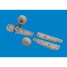 Eduard P-40N tail wheel bay PRINT 1/48 for Eduard 1:48 (6481143)