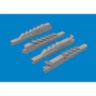   Eduard Accessory Ju 88A exhaust stacks PRINT 1/48 for Eduard Accessory / ICM 1:48 (6481147)