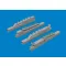Eduard Accessory Ju 88A exhaust stacks PRINT 1/48 for Eduard Accessory / ICM 1:48 (6481147)