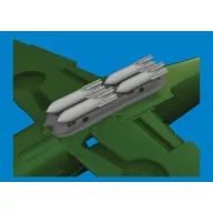   Eduard Accessory S-199 4xETC 50 rack w/ bombs PRINT for Eduard Accessory 1:48 (6481152)