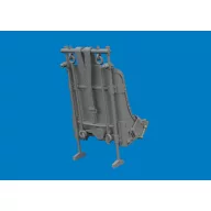   Eduard Accessory P-47D Razorback seat w/ intergral seat belts PRINT for Miniart 1:48 (6481155)