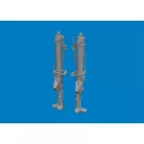 Eduard Accessory P-47D undercarriage legs PRINT for Miniart 1:48 (6481157)