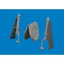Eduard Accessory P-51D undercarriage legs PRINT for Eduard Accessory 1:48 (6481161)