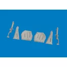 Eduard Accessory P-51D undercarriage legs PRINT for Eduard Accessory 1:48 (6481161)