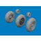 Eduard Accessory Harrier wheels for Uma Models 1:48 (6481164)