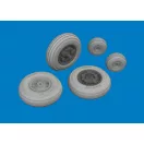 Eduard Accessory Harrier wheels for Uma Models 1:48 (6481164)