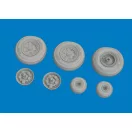 Eduard Accessory Harrier wheels for Uma Models 1:48 (6481164)