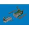 Eduard Accessory Jaguar wheel bays & undercarriage legs PRINT for Airfix 1:48 (6481165)
