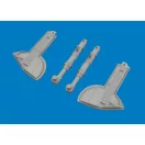 Eduard Accessory Spitfire Mk.Vc undercarriage legs PRINT for Eduard Accessory 1:48 (6481173)