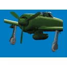 Eduard Accessory A6M undercarriage legs PRINT for Eduard Accessory 1:48 (6481174)