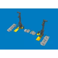   Eduard Accessory P-40K undercarriage legs PRINT for Eduard 1:48 (6481192)