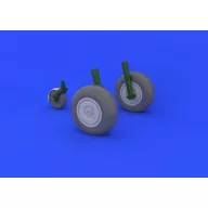 Eduard Accessory Ju 88 wheels late for Dragon 1:48 (648134)