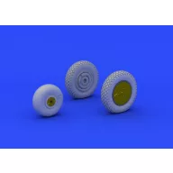   Eduard Accessory P-39 wheels early for Eduard Accessory 1:48 (648202)
