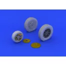 Eduard Accessory P-39 wheels late for Eduard Accessory 1:48 (648203)