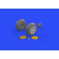 Eduard Accessory P-40B wheels for Airfix 1:48 (648270)