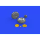 Eduard Accessory P-40B wheels for Airfix 1:48 (648270)