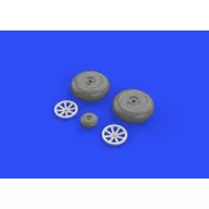 Eduard Accessory P-40B wheels for Airfix 1:48 (648270)