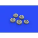 Eduard Accessory He 219 wheels for Tamiya 1:48 (648328)