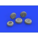 Eduard Accessory He 219 wheels for Tamiya 1:48 (648328)