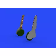   Eduard Accessory Fw 190A-8/R2 undercarriage legs BRONZE for Eduard Accessory 1:48 (648437)