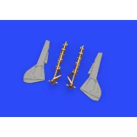   Eduard Accessory Fw 190A-8/R2 undercarriage legs BRONZE for Eduard Accessory 1:48 (648437)