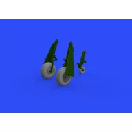   Eduard Accessory P-51D wheels oval tread for Eduard Accessory 1:48 (648503)