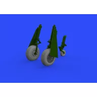   Eduard Accessory P-51D wheels block tread for Eduard Accessory 1:48 (648505)