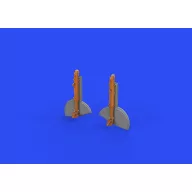   Eduard Accessory Spitfire Mk.Va/b undercarriage legs BRONZE 1/48 for EDUARD 1:48 (648670)