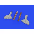 Eduard Accessory Spitfire Mk.Va/b undercarriage legs BRONZE 1/48 for EDUARD 1:48 (648670)