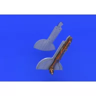   Eduard Accessory Spitfire Mk.Vc undercarriage legs BRONZE 1/48 for EDUARD 1:48 (648671)