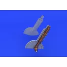 Eduard Accessory Spitfire Mk.Vc undercarriage legs BRONZE 1/48 for EDUARD 1:48 (648671)