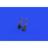   Eduard Accessory A6M undercarriage legs BRONZE, for EDUARD 1:48 (648695)