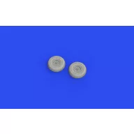   Eduard Accessory Chipmunk T.10 wheels, for AIRFIX 1:48 (648699)