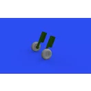 Eduard Accessory Chipmunk T.10 wheels, for AIRFIX 1:48 (648699)
