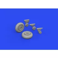 Eduard Accessory F4F-4 wheels early for EDUARD 1:48 (648815)