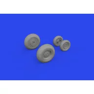 Eduard Accessory Mi-17 wheels 1/48 AMK 1:48 (648865)