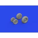 Eduard Accessory Mi-17 wheels 1/48 AMK 1:48 (648865)