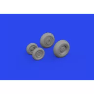 Eduard Accessory Mi-17 wheels 1/48 AMK 1:48 (648865)