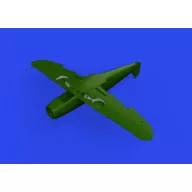   Eduard Accessory Bf 109F wheel bays angular PRINT 1/48 EDUARD 1:48 (648881)
