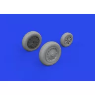   Eduard Accessory J-35 Draken wheels Type 2 HASEGAWA 1:48 (648968)