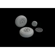   Eduard Accessory P-51B/C wheels diamond tread EDUARD 1:48 (648986)