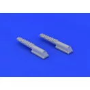 Eduard Accessory Beaufighter Mk.X exhausts for Airfix 1:72 (672076)