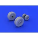 Eduard Accessory F-4J wheels for Academy 1:72 (672078)